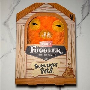 Fuggler Butt Ugly Pets 9" COD FATHER Orange Funny Ugly Monsters Brand New NIB
